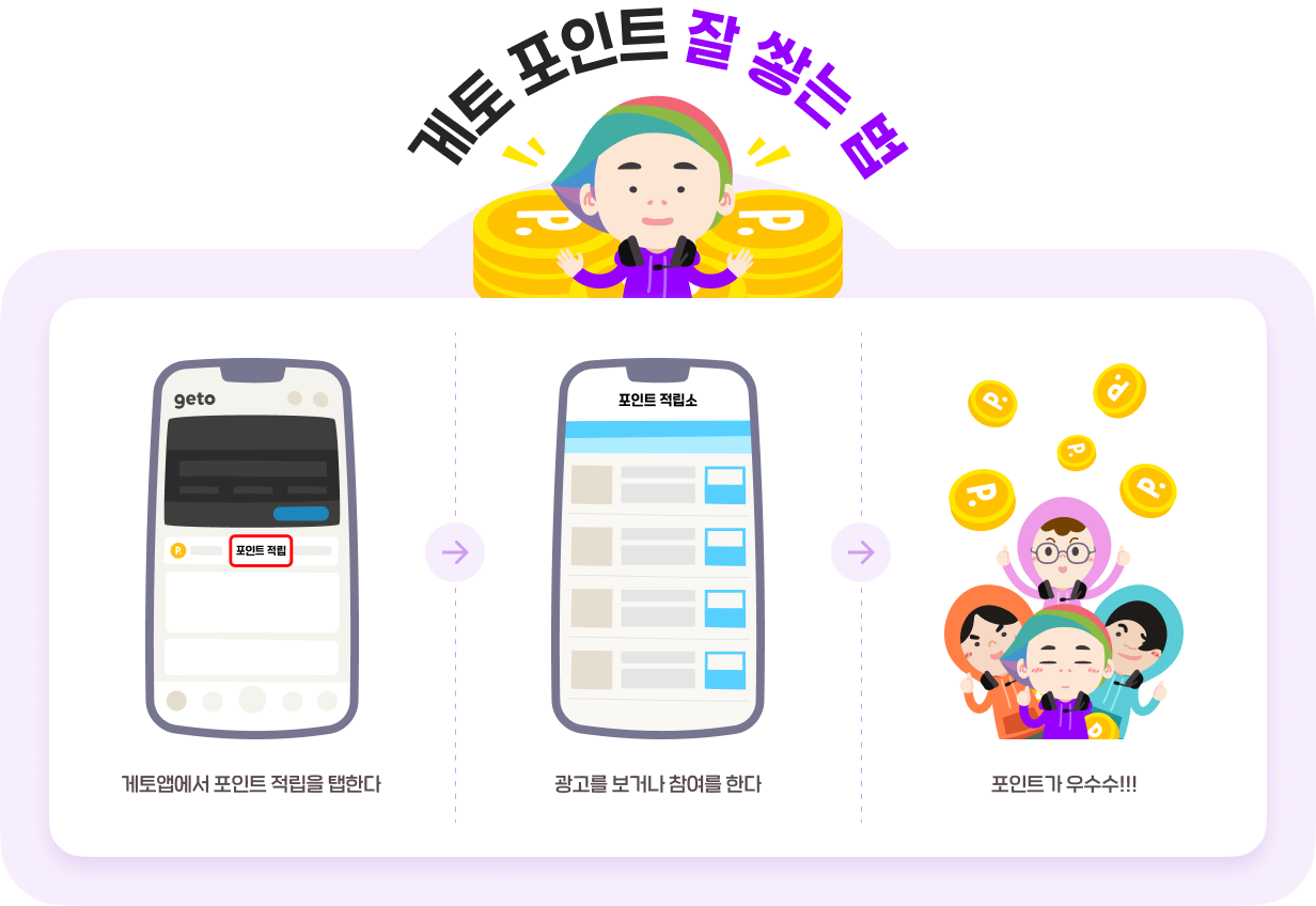 게토 포인트 잘 쌓는 법